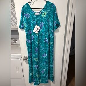 Vintage NWT Diane Von Furstenberg The Color Authority Floral Maxi Dress Size M